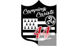 campingcariste Breton 44 - 15x11,2cm - Sticker/autocollant