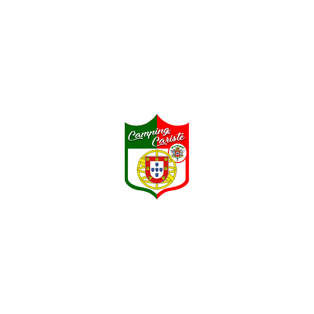 Camping car Portugal - 15x11,2cm - Sticker/autocollant