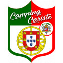 Camping car Portugal - 15x11,2cm - Sticker/autocollant