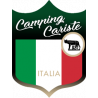 Campingcariste Italie - 15x11,2cm - Sticker/autocollant