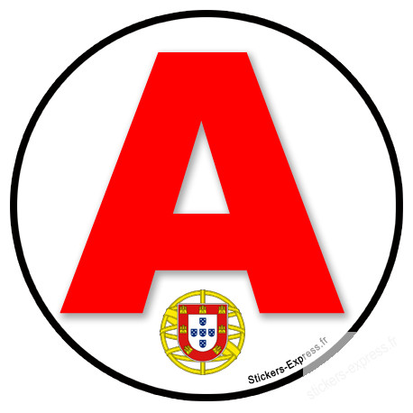 A Portugais - 15cm - Sticker/autocollant