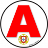 A Portugais - 15cm - Sticker/autocollant