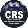 CRS (15x15cm) - Sticker/autocollant