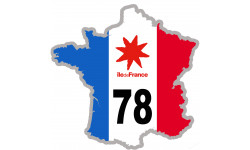 Autocollants : FRANCE 78 Région Ile de France