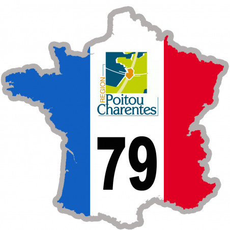 Autocollants : FRANCE 79 Poitou Charentes