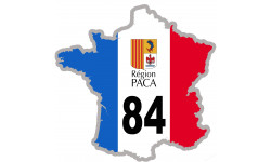 sticker / autocollant FRANCE 84 Région PACA