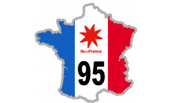 Autocollants : FRANCE 95 Région Ile de France