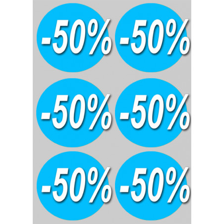 Stickers / autocollants Ronds 40% 2
