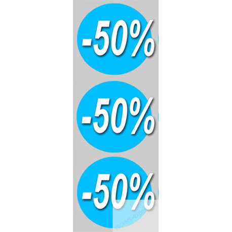 Stickers / autocollants Ronds 40% 3