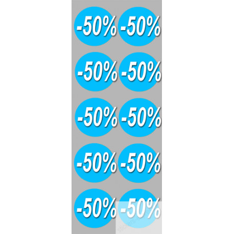 Stickers / autocollants Ronds 40% 5