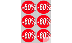 Stickers / autocollants Ronds 50% 2