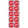 Stickers / autocollants Ronds 50% 5