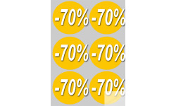 Stickers / autocollants Ronds 60% 2