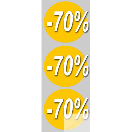 Stickers / autocollants Ronds 60% 3
