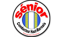 conducteur Sénior Blason Haut-Marnais - 15cm - Sticker/autocollant