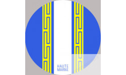 Autocollants : département blason de la Haute Marne