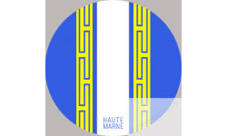 blason de la Haute Marne - 20cm -Sticker/autocollant