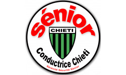 conducteur Sénior CHIETI - 10cm - Sticker/autocollant