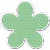 repère vert (20x19cm) - Sticker/autocollant