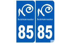 immatriculation 85 Noirmoutier - Sticker/autocollant