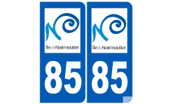 immatriculation 85 Ile de Noirmoutier - Sticker/autocollant