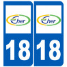 numero immatriculation 18 (Cher)