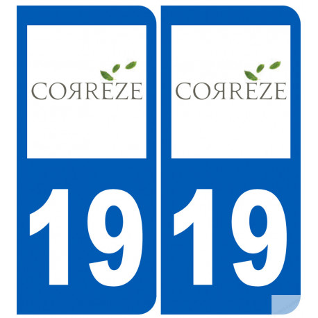 numero immatriculation 19 (Corrèze)