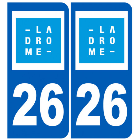 numero immatriculation 26 (Drôme)