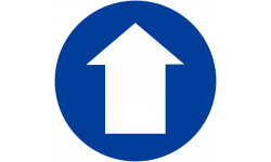 sens de direction - 5cm - Sticker/autocollant