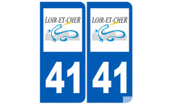 immatriculation 41 (Loir-et-Cher) - Sticker/autocollant