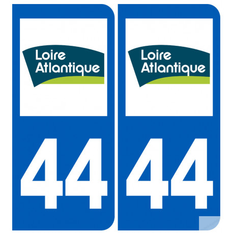 immatriculation 44 (Loire-Atlantique) - Sticker/autocollant