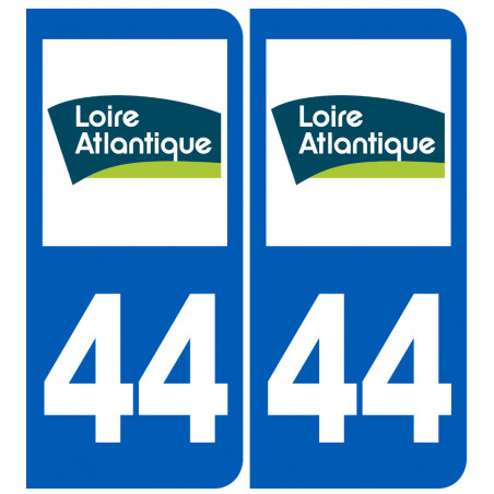 immatriculation 44 (Loire-Atlantique) - Sticker/autocollant