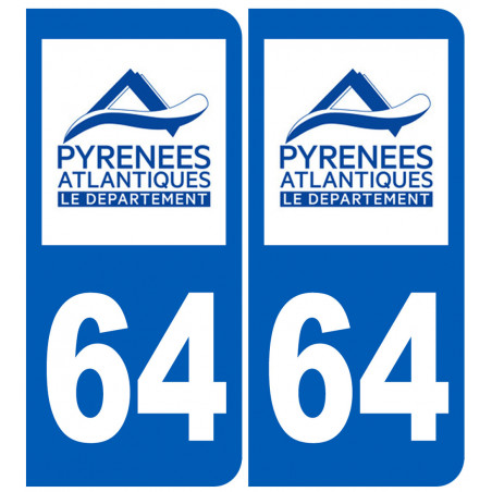 numero immatriculation 64 (Pyrénées-Atlantiques)