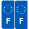numéro immatriculation France - Sticker/autocollant