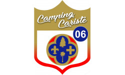 Campingcariste Hautes-Maritimes 06 - 15x11.2cm - Sticker/autocollant