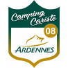 Campingcariste Ardennes 08 - 20x15cm - Sticker/autocollant