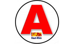 stickers / autocollant A du Haut-Rhin