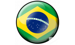 Autocollants : drapeau Brésilien