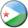Autocollants : drapeau Djibou