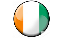 Autocollants : drapeau Ivoirien