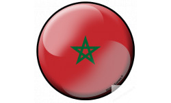 Autocollants : drapeau Marocain