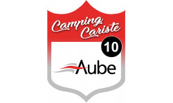 Campingcariste Aube 10 - 10x7.5cm - Sticker/autocollant