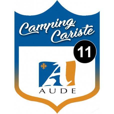 Campingcariste Aude 11 - 10x7.5cm - Sticker/autocollant