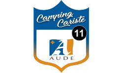 Campingcariste Aude 11 - 15x11.2cm - Sticker/autocollant