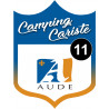 Campingcariste Aude 11 - 15x11.2cm - Sticker/autocollant