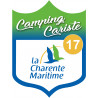 Campingcariste Charente Maritime 17 - 15x11.2cm - Sticker/autocollant