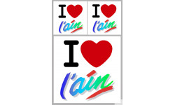 Ain (01) - 1fois 10cm - 2fois 5cm - Sticker/autocollant