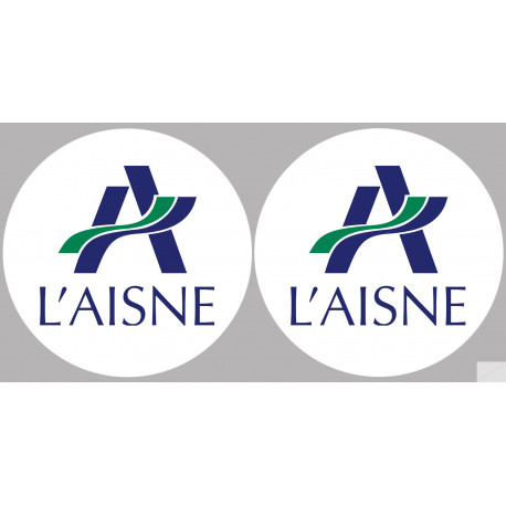 L'Aisne 02 - 2x10cm - Sticker/autocollant