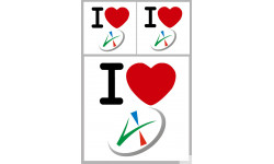 Allier (03) - 1fois 10cm - 2fois 5cm - Sticker/autocollant