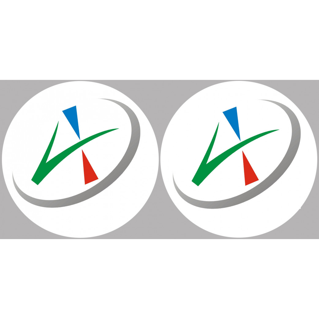 Allier 03 - 2fois 10cm - Sticker/autocollant